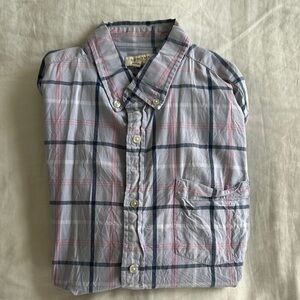 Men's Plaid Button-Down Shirt